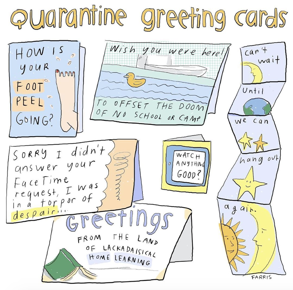 Quarantine Greeting Cards